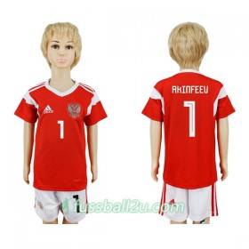 Günstige Fußballtrikots Russland Akinfeev 1 Kinder Heimtrikot WM 2018